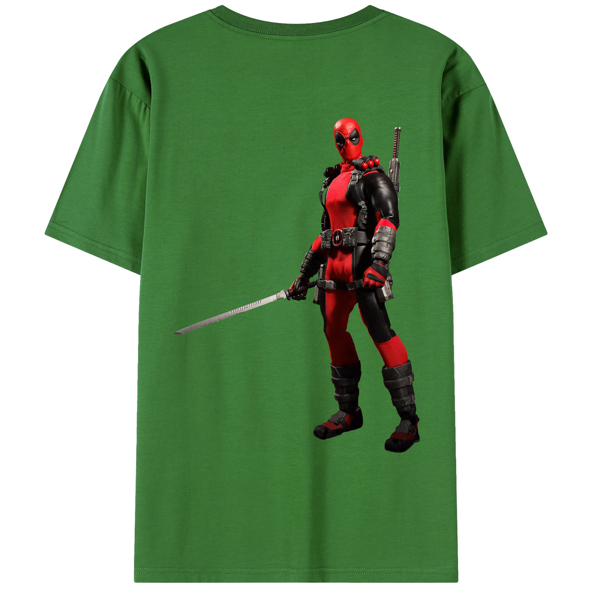 （画像用） Deadpool デッドプール レディース半袖Tシャツ(バックプリント)
